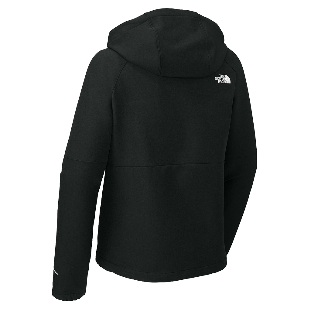 The North Face Women's TNF Black Heather Barr Lake Hooded Softshell Jacket