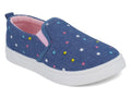 Girls` Denim Star Slip On