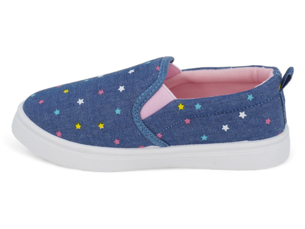 Girls` Denim Star Slip On
