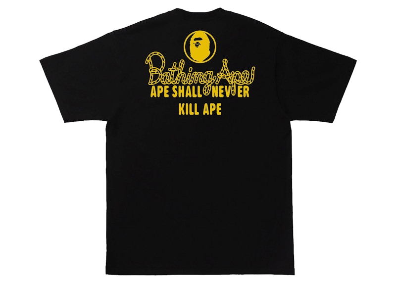 BAPE Ape Head Multi Print Tee (SS22) Black