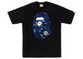 BAPE Color Camo Big Ape Head Tee Black/Navy