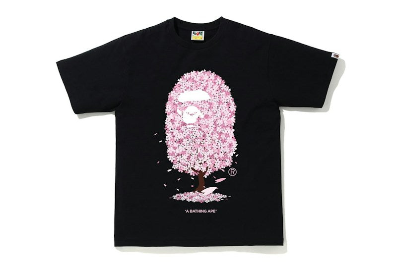 BAPE Sakura Tree Tee Black