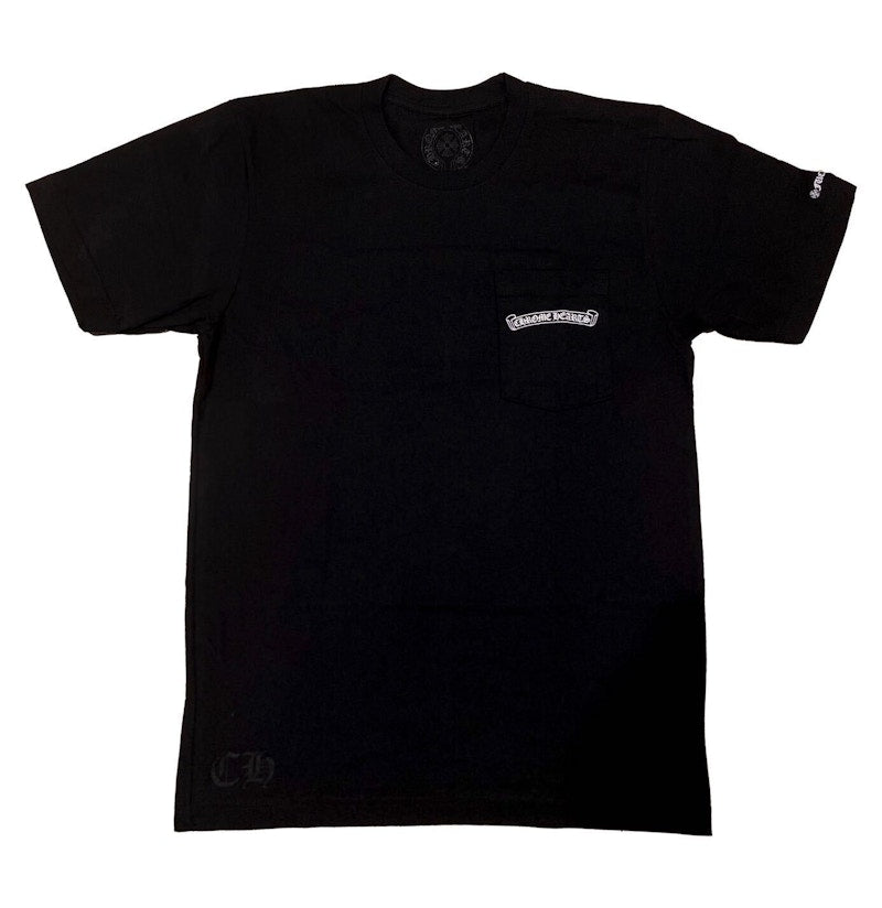 Chrome Hearts Scroll Logo T-shirt Black