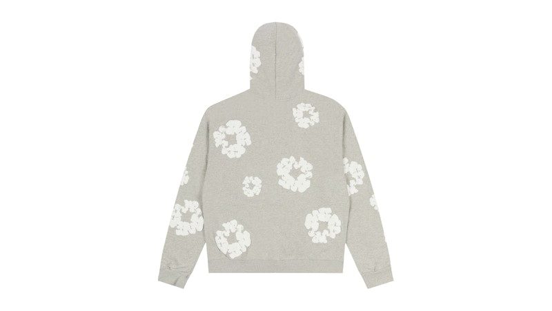 Denim Tears Cotton Wreath Zip Hoodie Grey