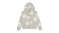 Denim Tears Cotton Wreath Zip Hoodie Grey