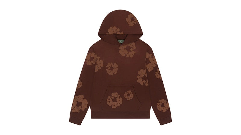 Denim Tears Mono Cotton Wreath Hoodie Brown