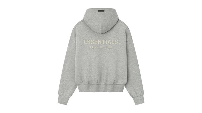 Fear of God Essentials Classic Fleece Hoodie Concrete Heather