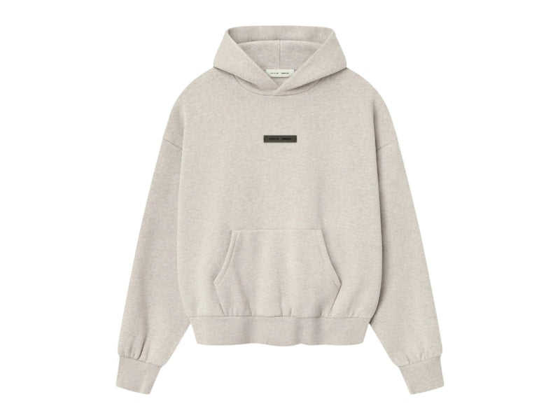Fear of God Essentials Classic Fleece Hoodie Heather Stone
