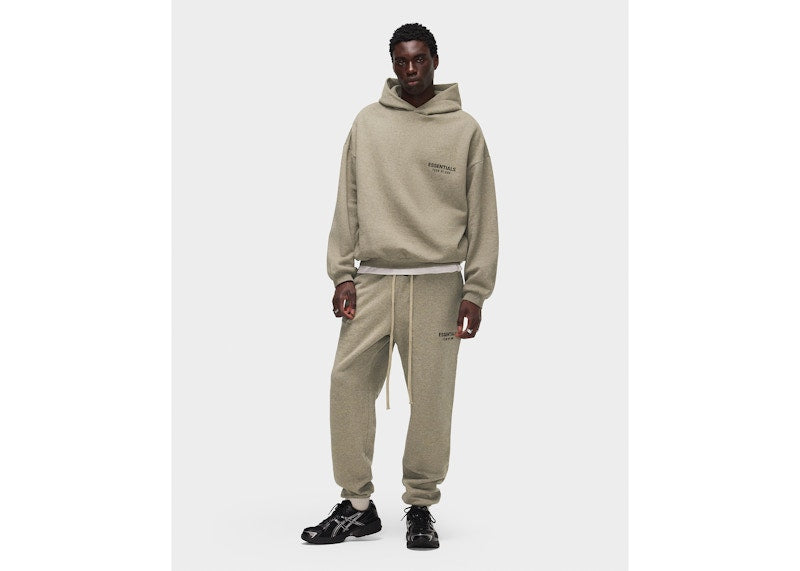 Fear of God Essentials Fleece Hoodie (FW24) Heather Gray