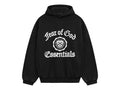 Fear of God Essentials Heavy Fleece Vintage Shrunken Hoodie Black