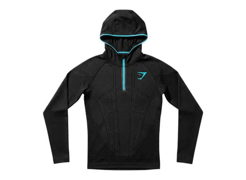 Gymshark Onyx V1 Hoodie Black/Onyx Grey/Brand Blue
