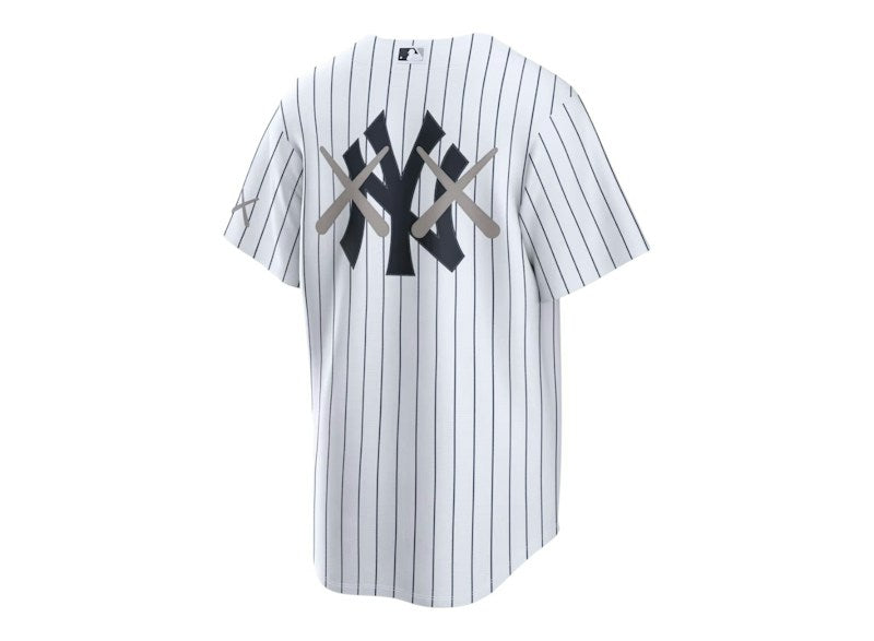 KAWS Nike MLB Stadium New York Yankees Jersey White/Blue
