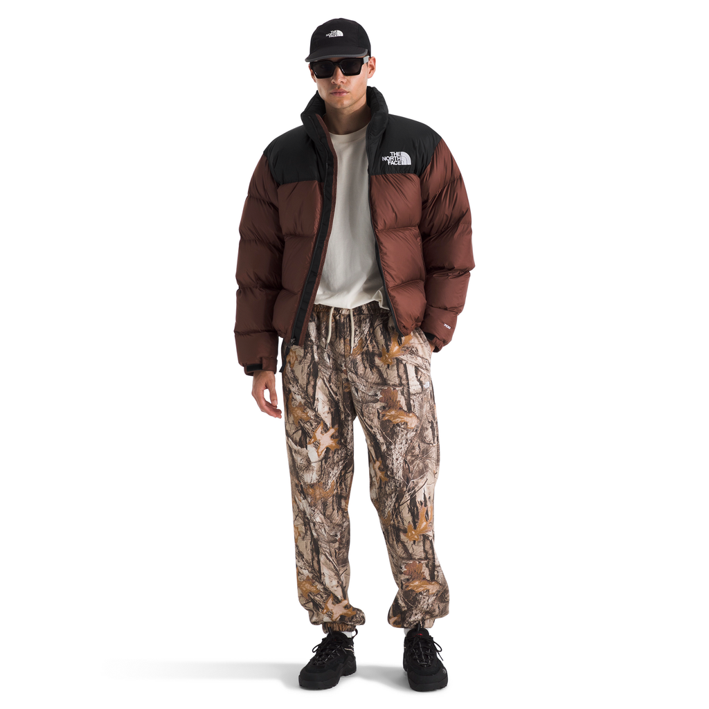 The North Face Men's 1996 Retro Nuptse Jacket in Ember Soil/TNF Black