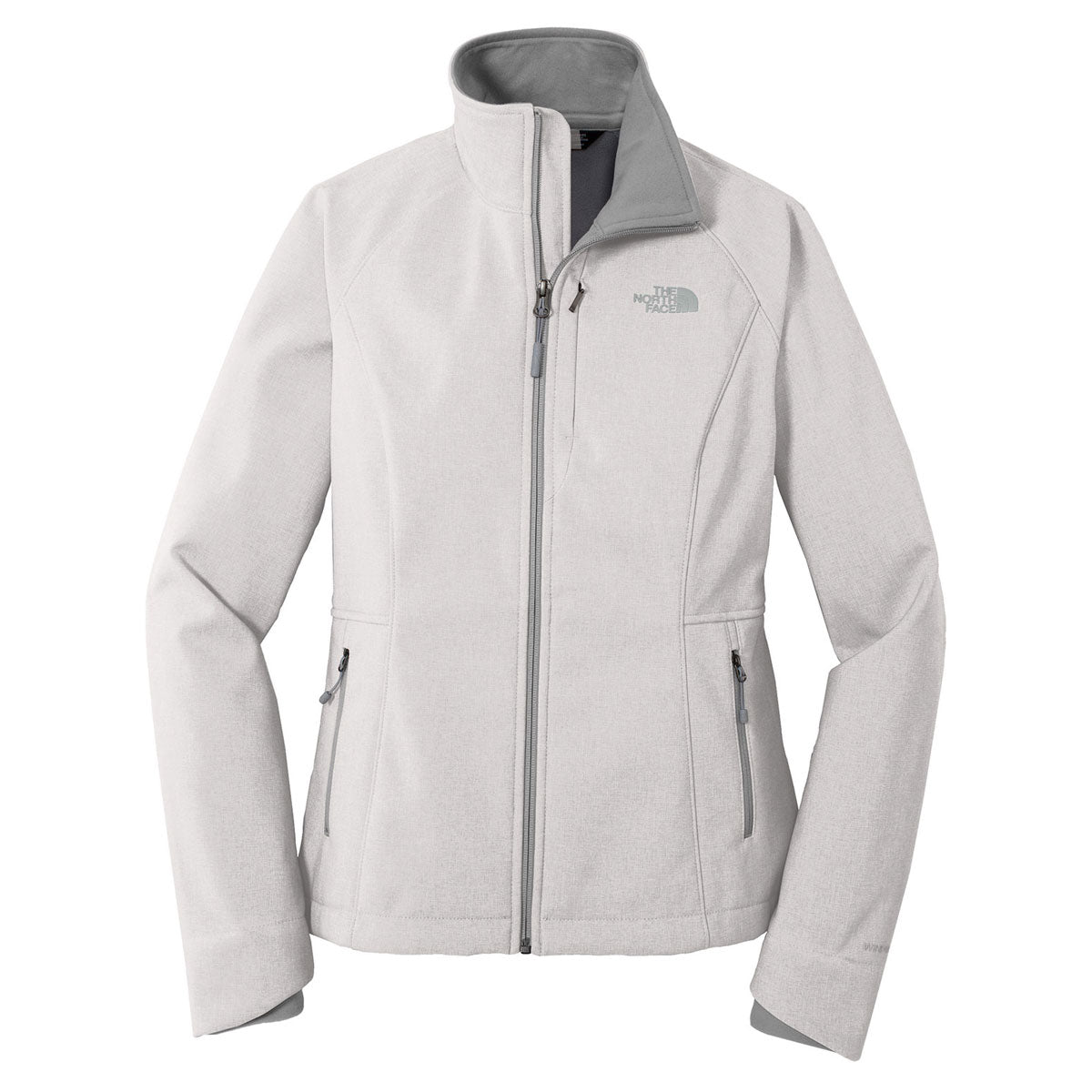 The North Face Women's Light Grey Heather Apex Barrier Softshell Jacket