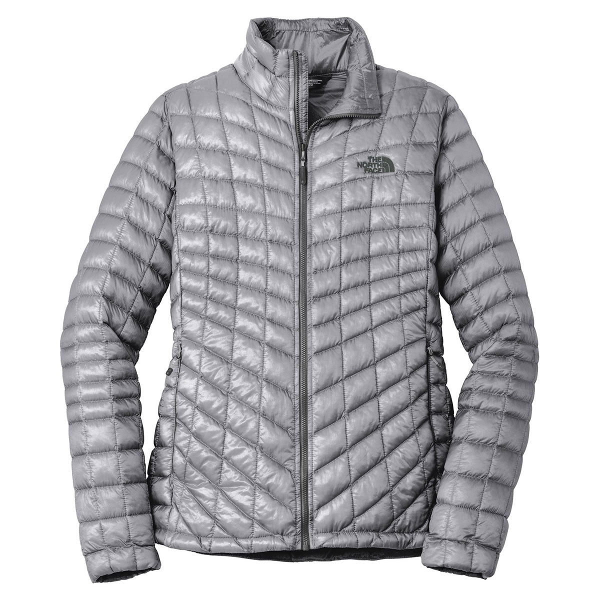 The North Face Women's Mid Grey ThermoBall Trekker Jacket