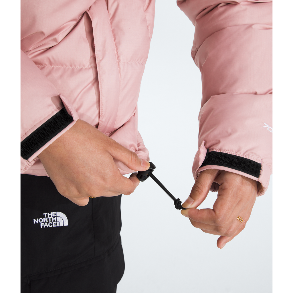 The North Face Women's 1996 Retro Nuptse Jacket in Metal Pink/TNF Black