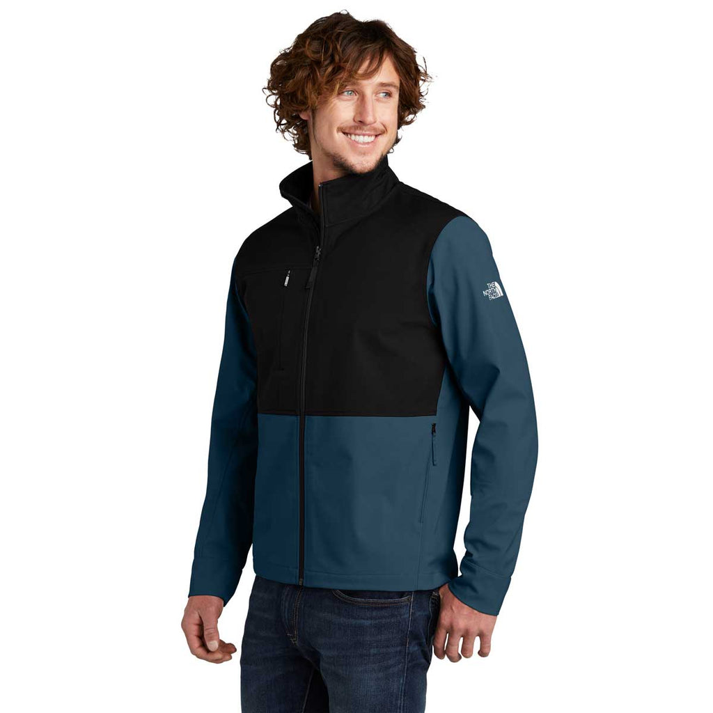 The North Face Men's Blue Wing Castle Rock Softshell Jacket