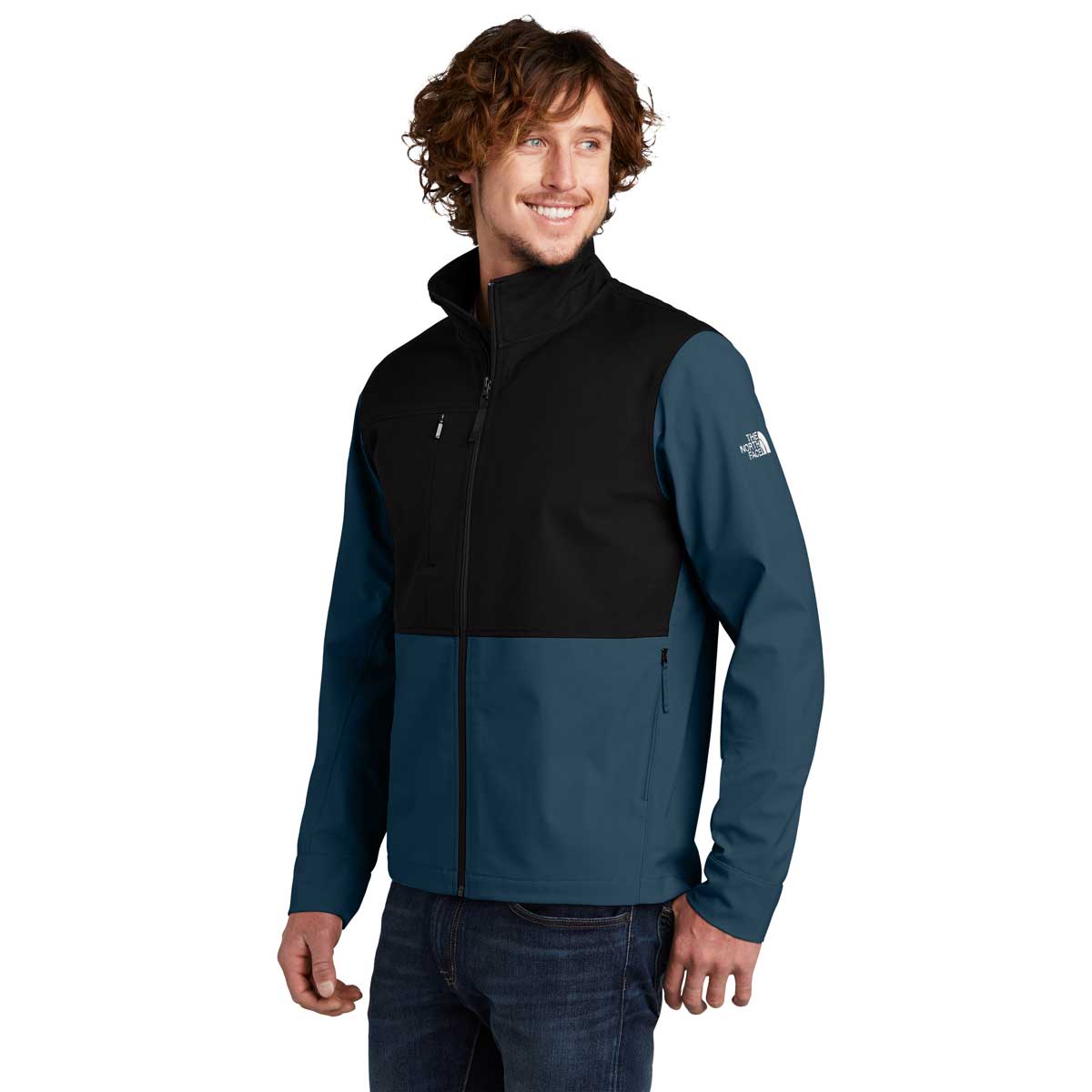The North Face Men's Blue Wing Castle Rock Softshell Jacket