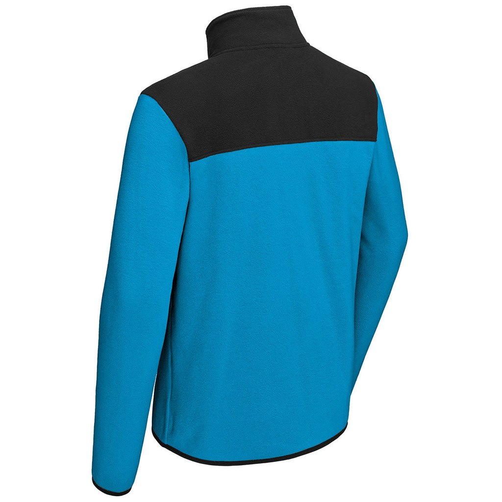The North Face Men's Hero Blue/TNF Black Glacier Full-Zip Fleece Jacket