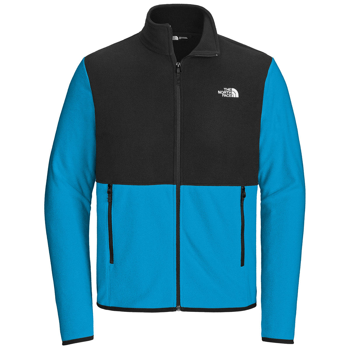 The North Face Men's Hero Blue/TNF Black Glacier Full-Zip Fleece Jacket