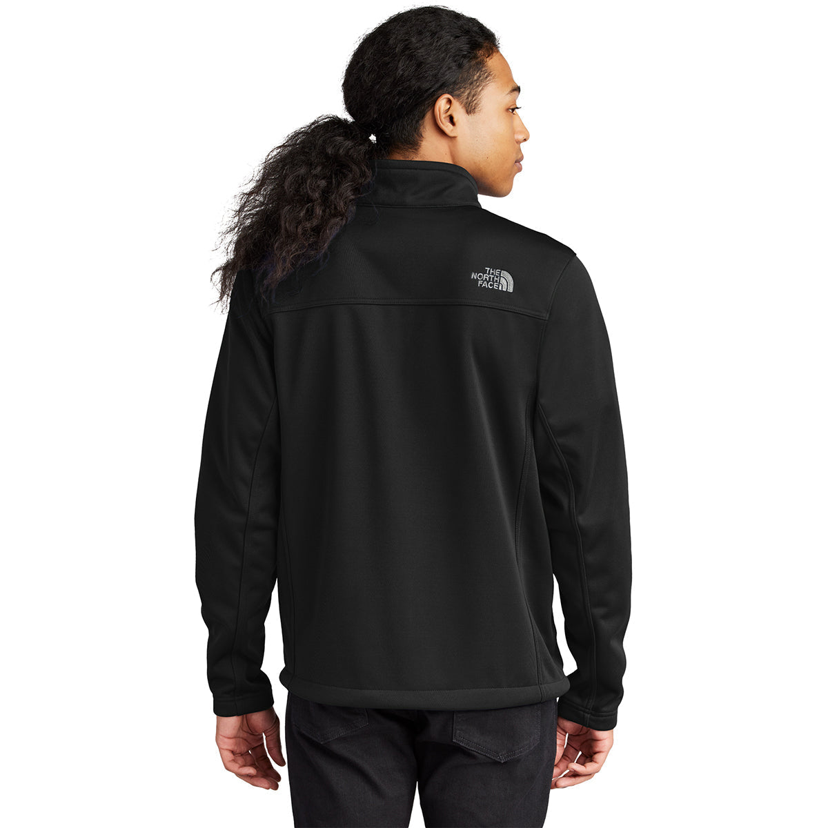 The North Face Men's TNF Black Chest Logo Ridgewall Softshell Jacket