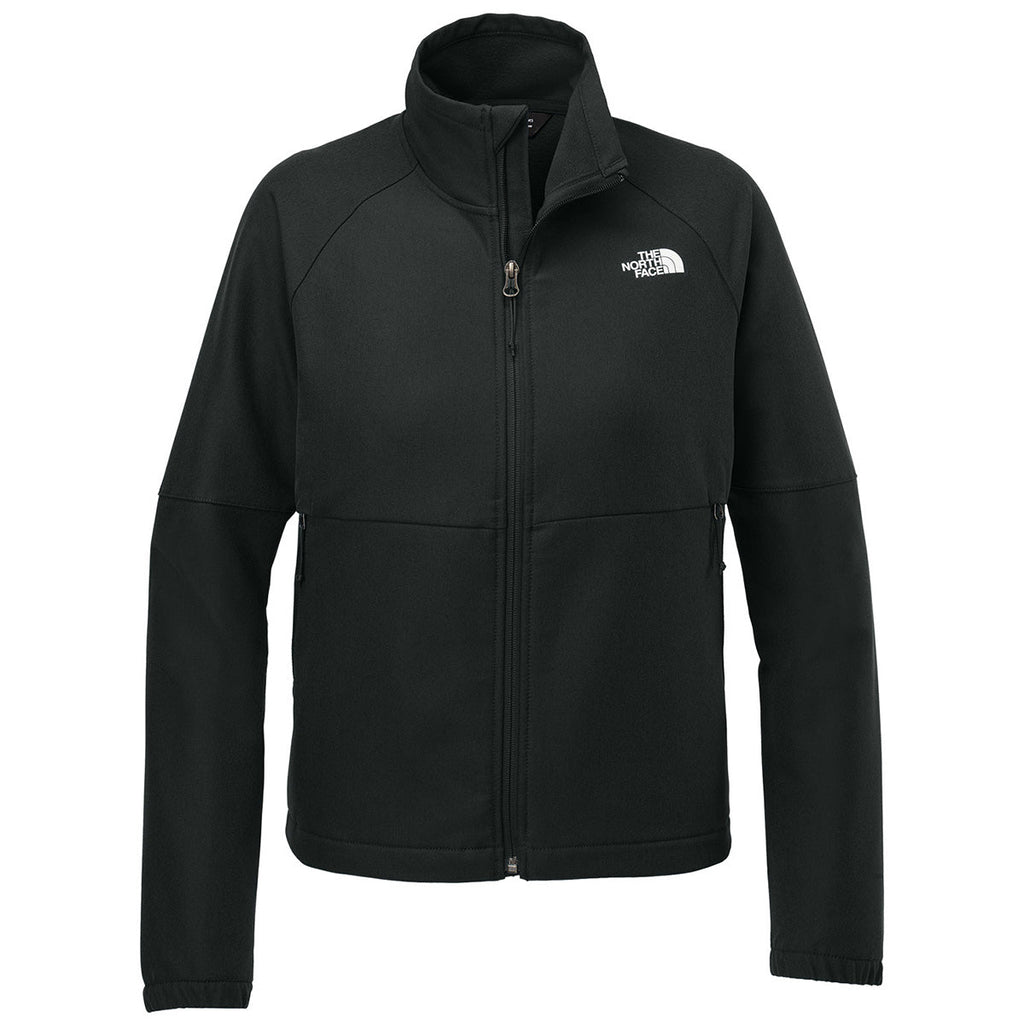 The North Face Women's TNF Black Heather Barr Lake Softshell Jacket