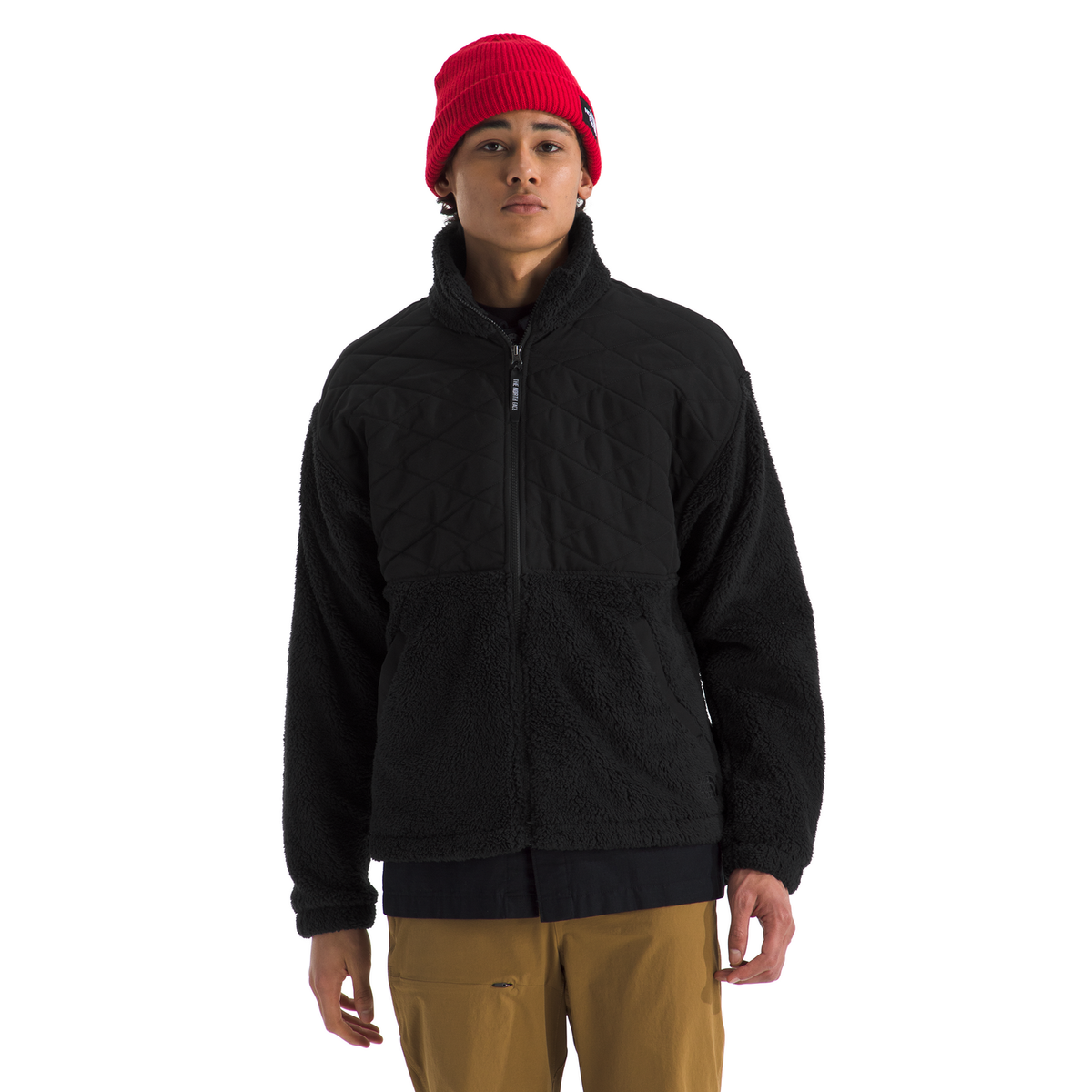 The North Face Men's Cabin Full-Zip Fleece Jacket in TNF Black