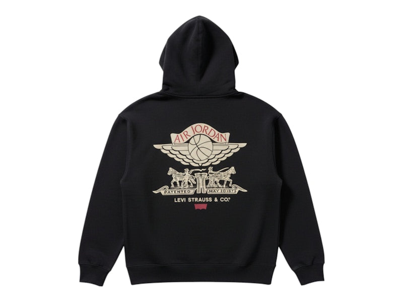 Nike Jordan x Levi's Full Zip Hoodie Black