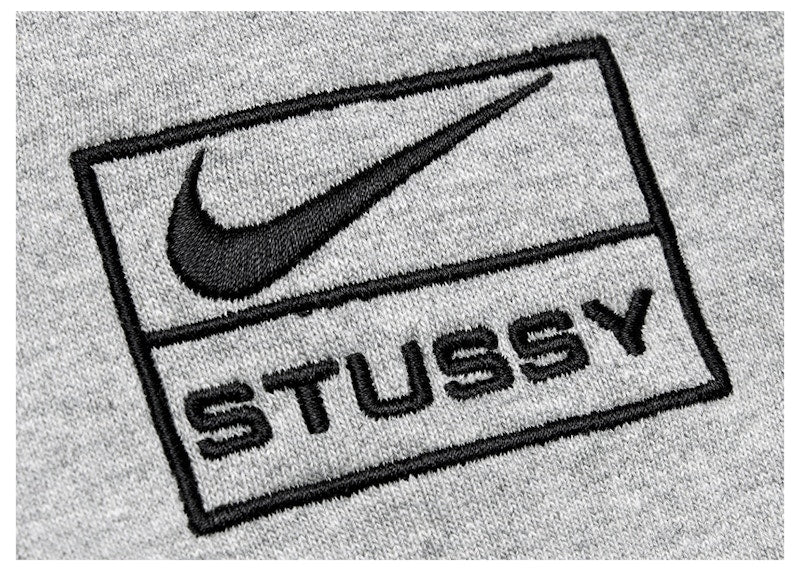 Nike x Stussy Crew Fleece Grey