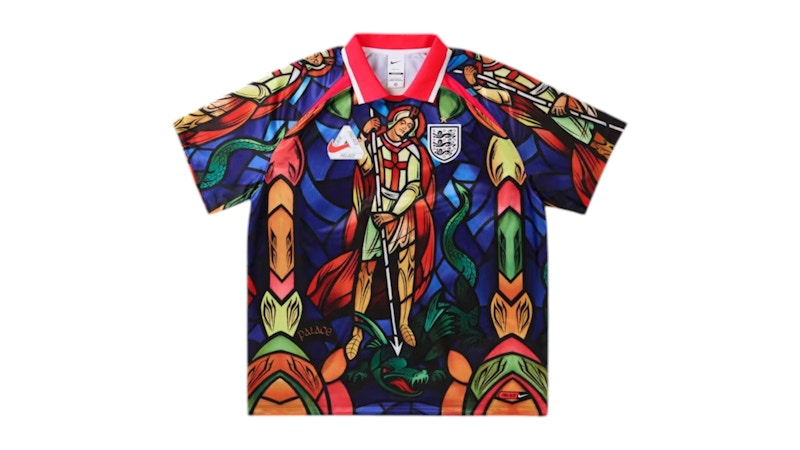 Palace x Nike England Dri-FIT Football Jersey Bright Crimson