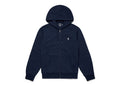 Polo Ralph Lauren Double Knit Zip-Up Hoodie Aviator Navy/White