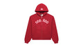 Sp5der Angel Number Zip Hoodie Merlot
