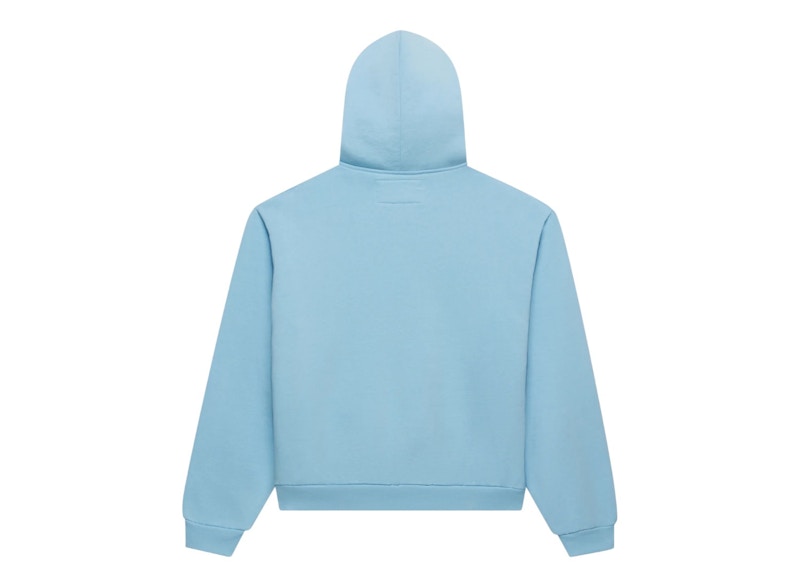Sp5der OG Web Zip Up Hoodie (SS26) Sky Blue