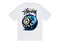Stussy Born X Raised 8 Ball Tee White