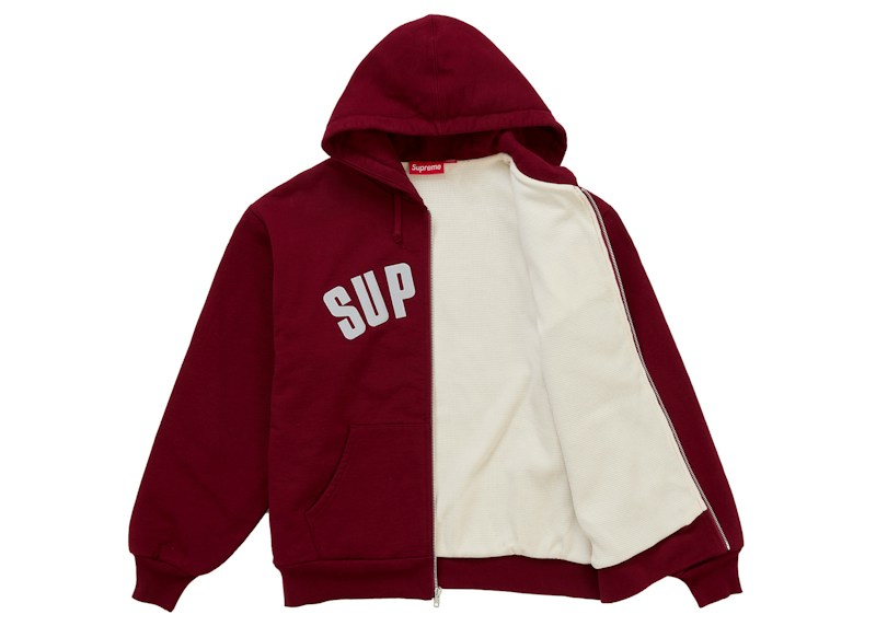 Supreme Arc Thermal Lined Zip Up Hooded Sweatshirt (FW26)