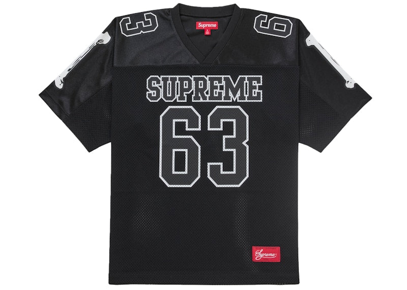 Supreme Bones Football Jersey Black