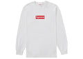 Supreme Box Logo L/S Tee White
