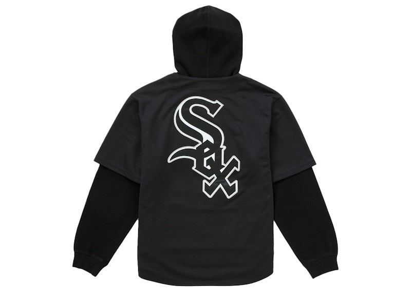 Supreme Chicago White Sox Hooded Baseball Jersey Black