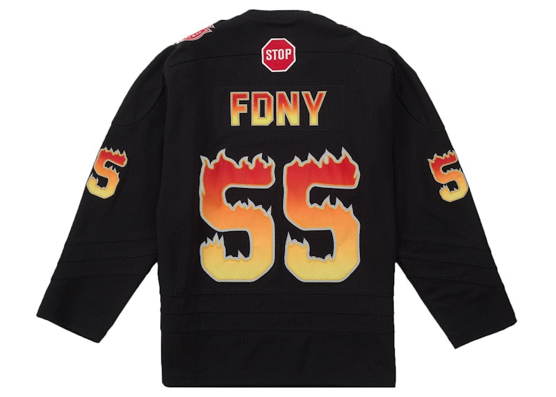 Supreme FDNY Hockey Jersey Black