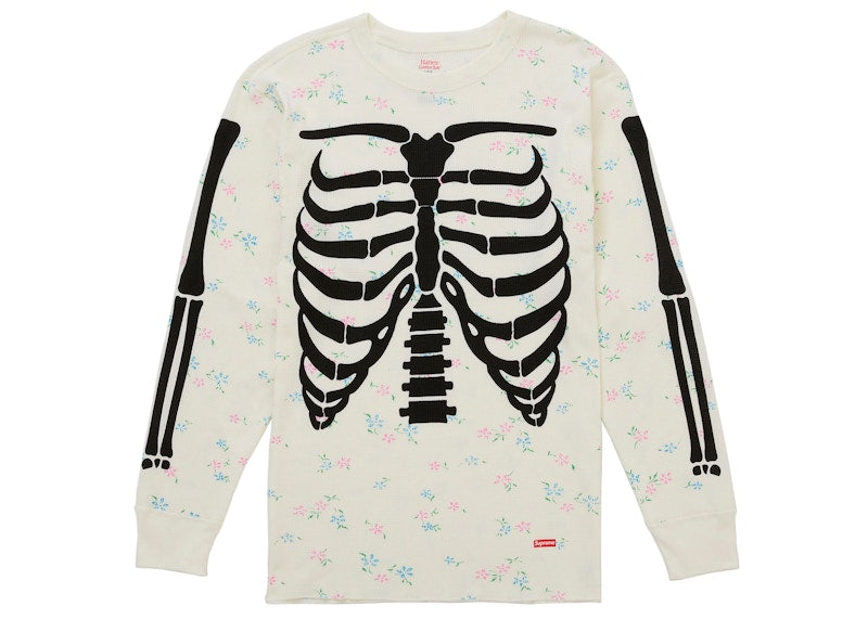 Supreme Hanes Bones Thermal Crew FW25 (1 Pack) Floral