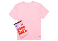 Supreme Hanes Tagless Tees (2 Pack) Pink