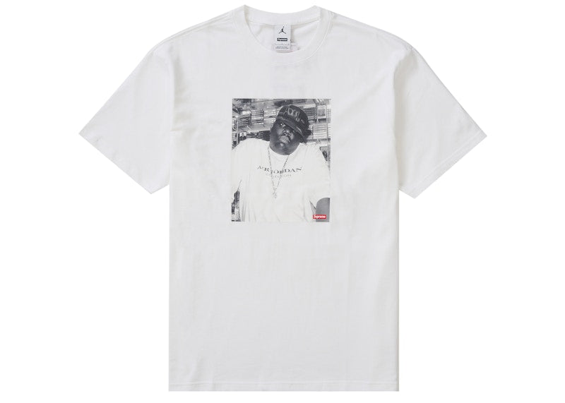 Supreme Jordan Biggie S/S Top White