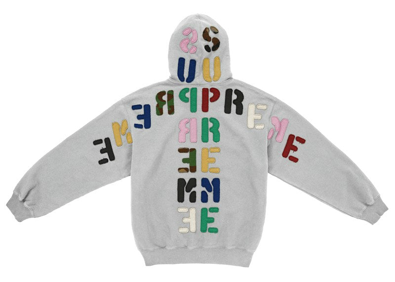 Supreme Mirrored Applique Hooded Sweatshirt