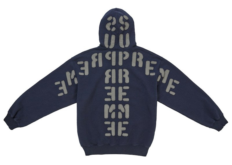 Supreme Mirrored Applique Hooded Sweatshirt