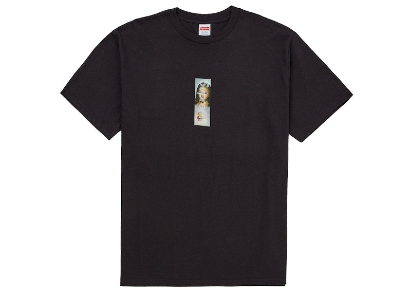 Supreme Prayer Card Box Logo Tee Black