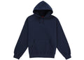 Supreme Satin Applique Hooded Sweatshirt (SS26) Washed Navy