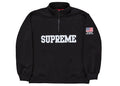 Supreme Shop Flag Half Zip Pullover Black