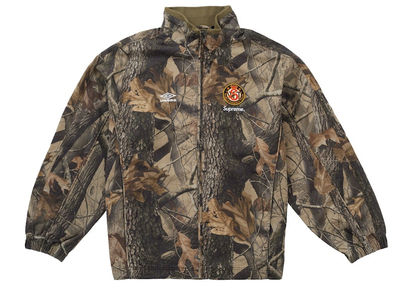 Supreme Umbro Cotton Ripstop Track Jacket (SS26) Realtree Hardwoods Camo