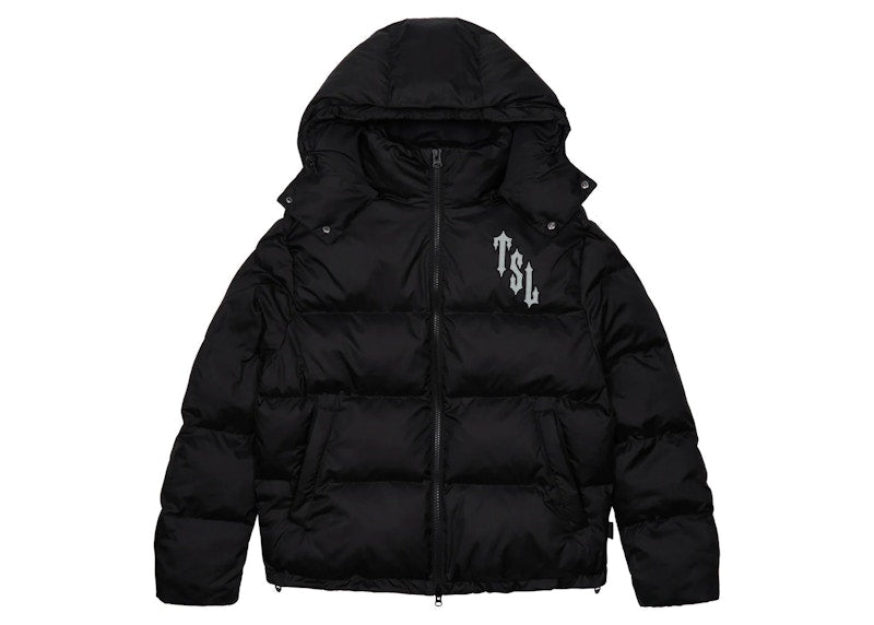 Trapstar Shooters Hooded Puffer Black/Reflective