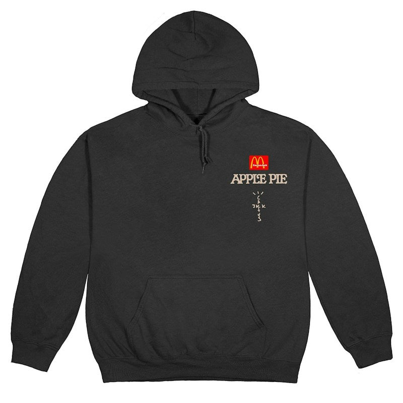 Travis Scott x McDonald's Apple Pie Hoodie Washed Black